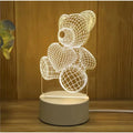 Creative 3D LED Table Lamp - Minha loja