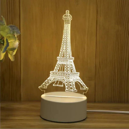 Creative 3D LED Table Lamp - Minha loja