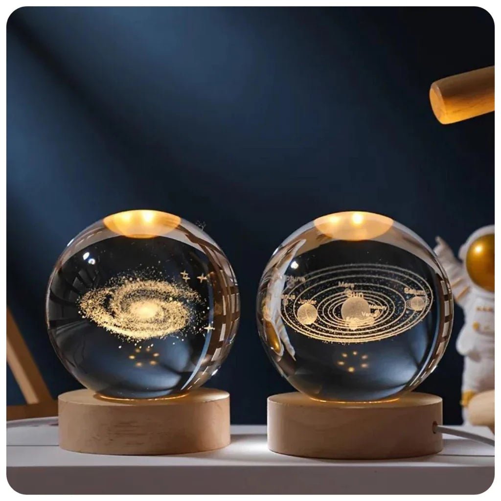 Solar System Crystal Table Lamp - Minha loja